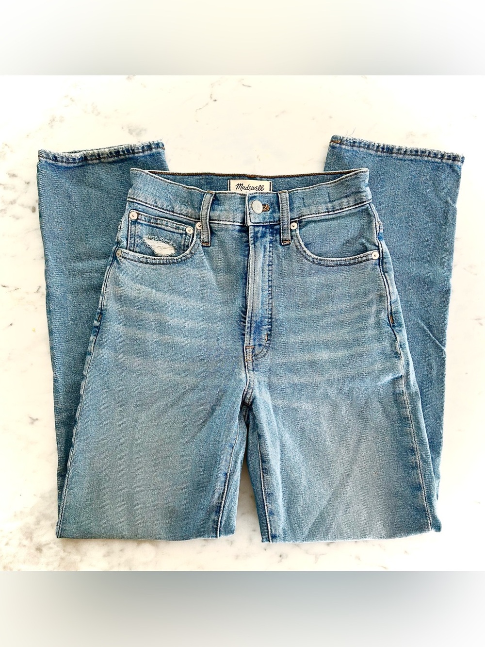 Madewell The Perfect Vintage Straight Crop Jean Size 24